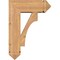 Ekena Millwork Westlake Arts and Crafts Smooth Bracket w/ Offset Brace, Western Red Cedar, 7 1/2"W x 20"D x 28"H BKT0806X20X28WTL03SWR - alternate 4